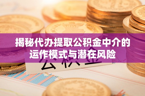 绥阳揭秘代办提取公积金中介的运作模式与潜在风险