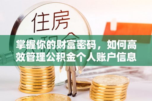 绥阳掌握你的财富密码，如何高效管理公积金个人账户信息
