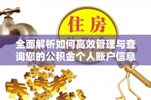 绥阳全面解析如何高效管理与查询您的公积金个人账户信息