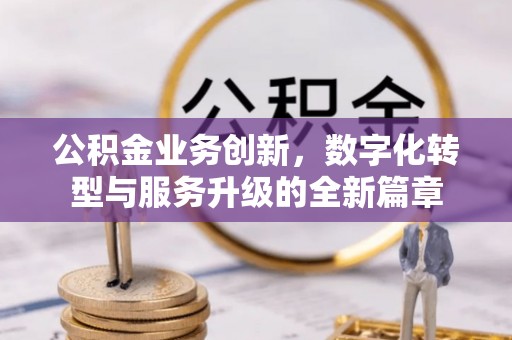 绥阳公积金业务创新，数字化转型与服务升级的全新篇章