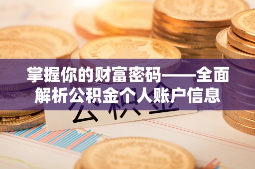 绥阳掌握你的财富密码——全面解析公积金个人账户信息