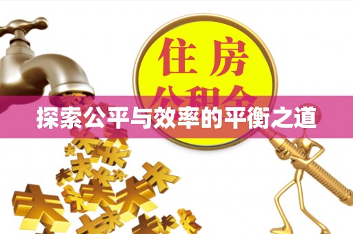 绥阳探索公平与效率的平衡之道